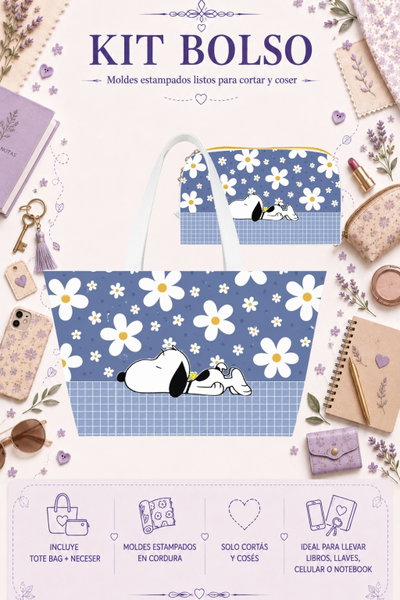 Moldes Estampados - Kit Bolso mod 359