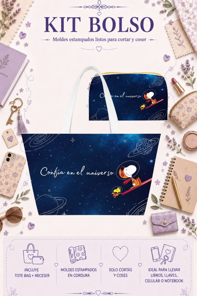 Moldes Estampados - Kit Bolso mod 360