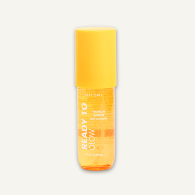 Mist Corporal Tropical Sunrise Con Glitter 90ml- City Girl 