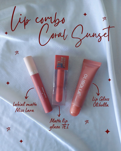 Lip Combo Coral Sunset