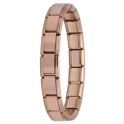Brazalete Charm Italiano Rose Gold