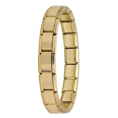 Brazalete Charm Italiano Dorado