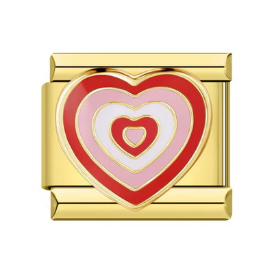 #165 Corazón Rosa Oro