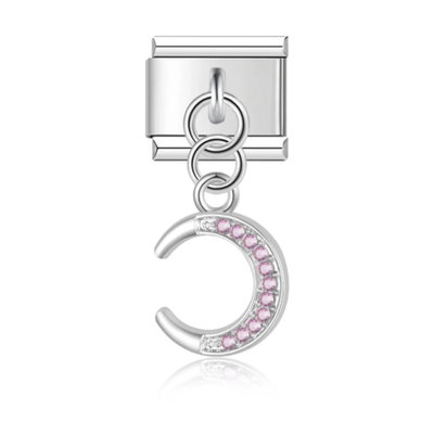 #537 Luna Rosa Colgante
