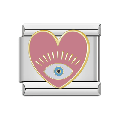 #244 Heart Eye Pink