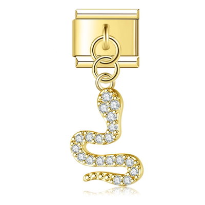 #635 Serpiente Colgante Oro