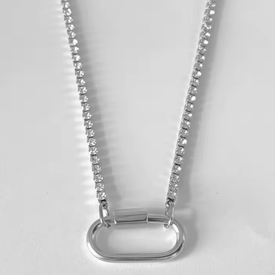 Collar Candadito Brillo