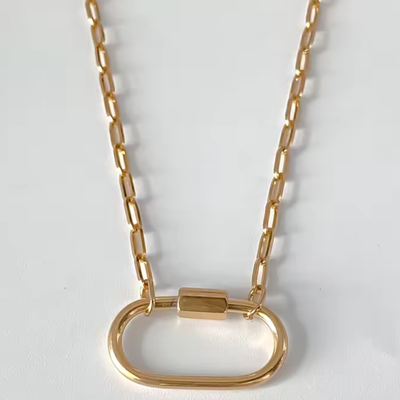 Collar Candado Oro