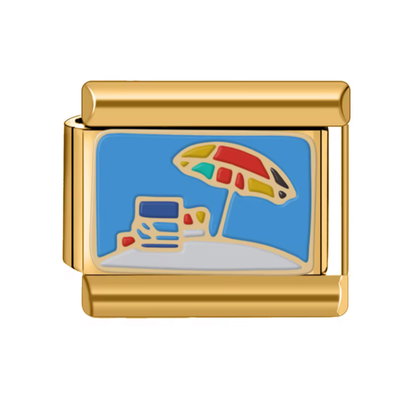 #378 Sombrilla Oro 