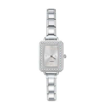Reloj Italiano Cuadrado Brillo 