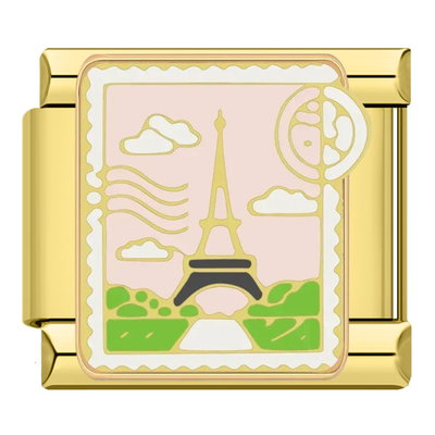 #658 Postal Paris Oro