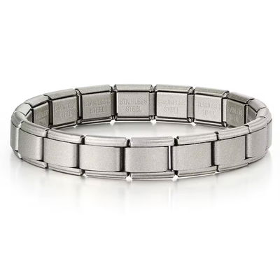 Brazalete Opaco Plateado 