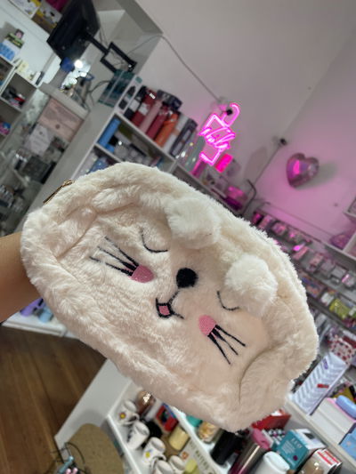 Cartuchera neceser peluche de gatito