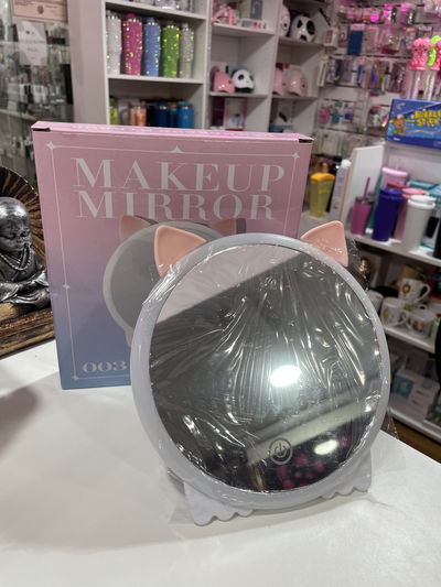 Espejo gatito con luz