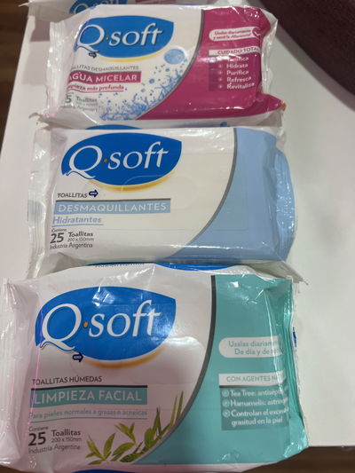 toallitas desmaquilladoras Q Soft