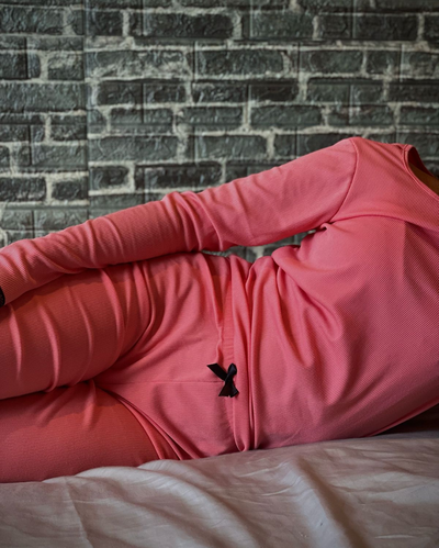 Pijamas Morley LARGO manga LARGA -  Rosa Salmon