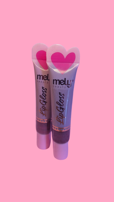 Lip gloss corazon mely.
