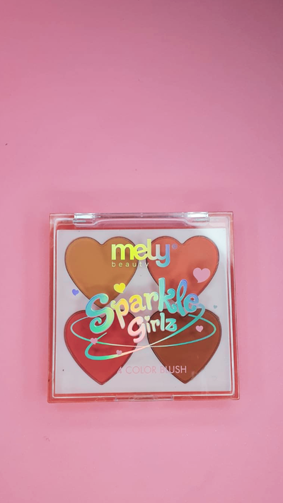 RUBOR X4 TONOS SPARKLE GIRL