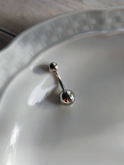 Piercing ombligo Plateado 