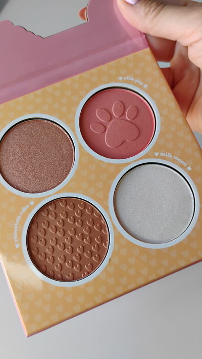 Paleta Rubor, Iluminador y Bronzer Melu