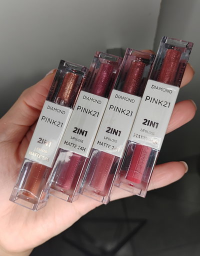 Gloss + labial Matte Pink 21