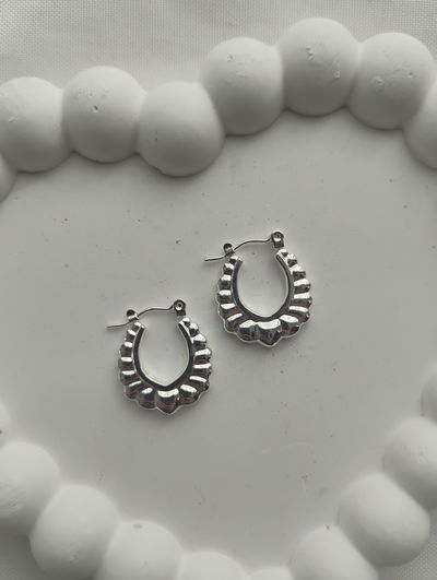 Aros Lina acero Blanco
