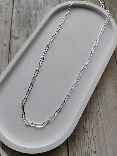 Cadena Acero blanco