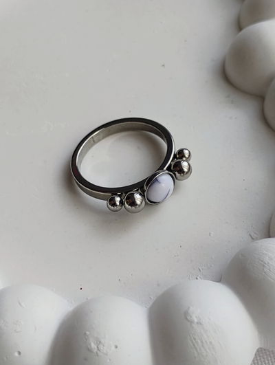 Anillo Blanco AQ T 17