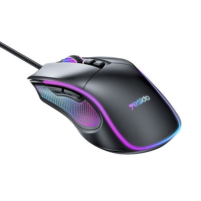 Mouse ergonómico gamer RGB Yesido KB20