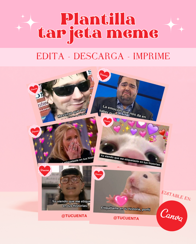 Tarjetas Imprimibles Meme Para Emprendimientos