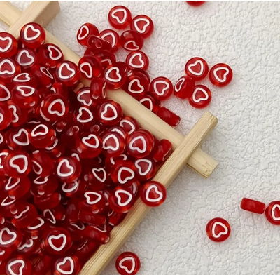 pasante corazoncito rojo x10