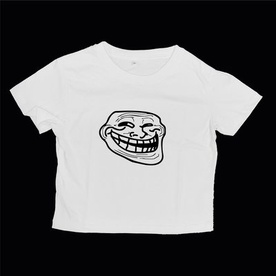 Baby tee Trollface