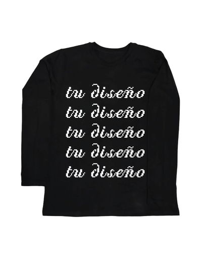 Remera manga larga personalizada