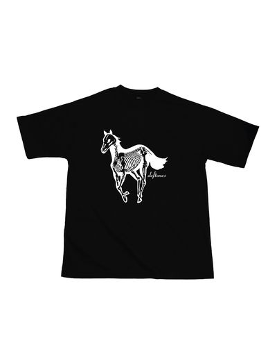 Remera white pony