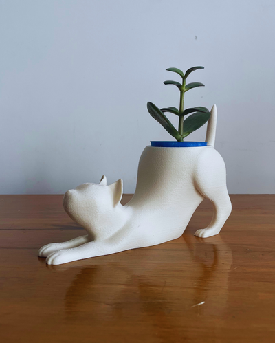 Maceta en forma de Gato