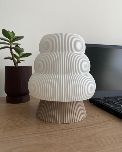 Lámpara Duna con base cono