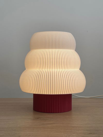 Lámpara Duna con base recta