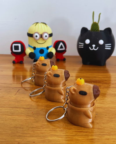 Llaveros de Carpinchos Clickers x 10