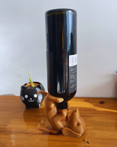 🍷🐶 Soporte de vino Dachshund