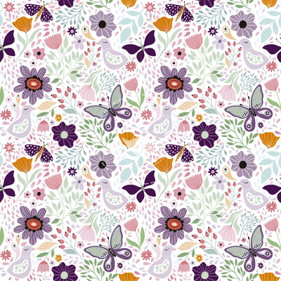 Mariposas y flores 018
