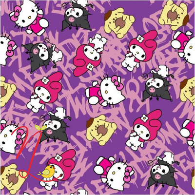 Hello Kitty y Kuromi 1137-PGT 020
