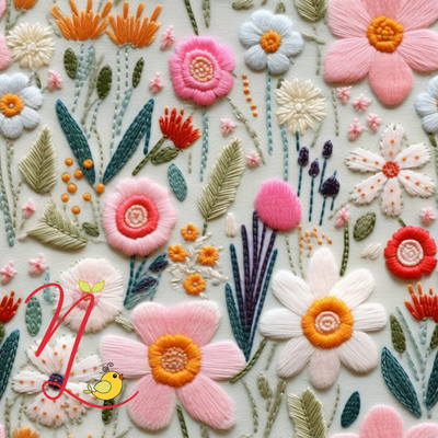 Flores Bordadas 2725