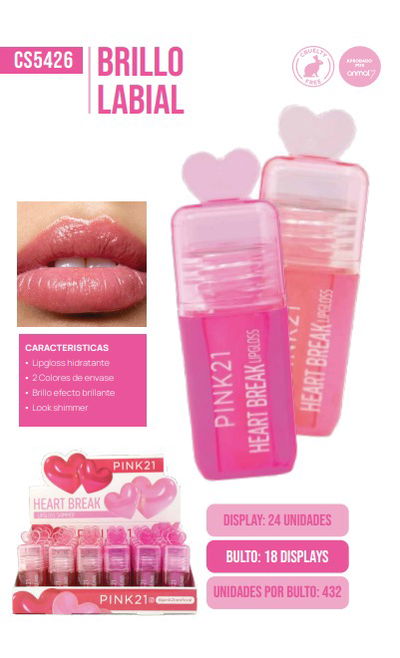LIP GLOSS HEART BREAK