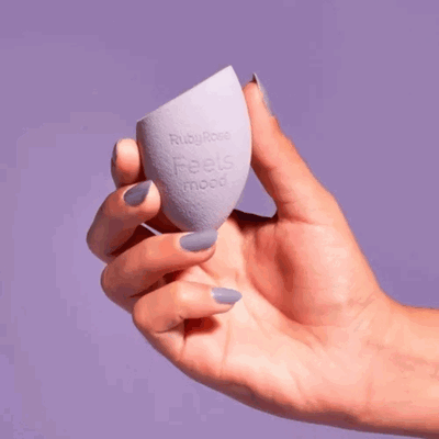 ESPONJA DE MAQUILLAJE BEAUTY BLENDER RUBY ROSE