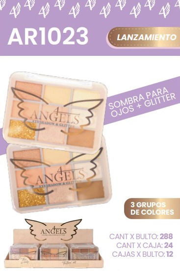 SOMBRA OJOS GLITTER 4 ANGELS