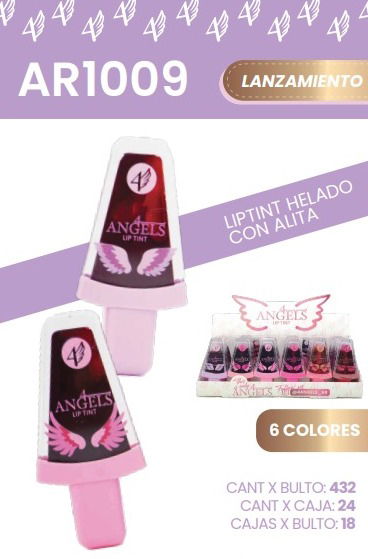LIPTINT HELADO CON ALITA 4 ANGELS