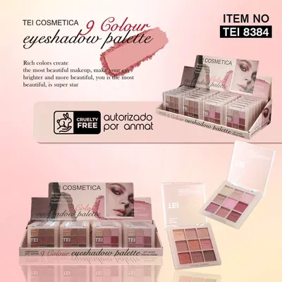 SOMBRA DE OJOS 9 COLORES TEI