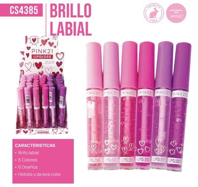 BRILLO LABIAL PINK21