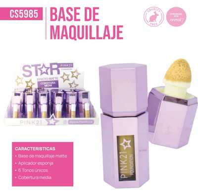 BASE DE MAQUILLAJE PINK21