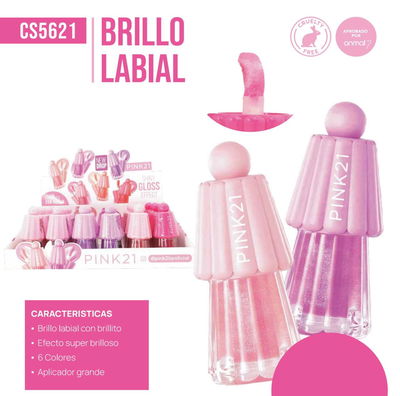 BRILLO LABIAL PINK21